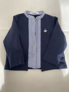 familiar カーディガン 90 ネイビー⭐️美品⭐️ お値下げしました