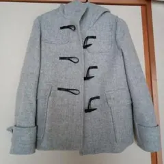 GU グレー ダッフルコート