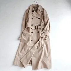未使用級無印良品 【XL】ゆったり ロングトレンチコート