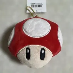 タグ付　美品　スーパーマリオ キノコ コインケース キーホルダーのサムネイル