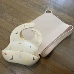 恐竜柄シリコンエプロン