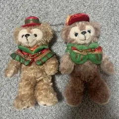 ダッフィー　シェリーメイ　ぬいぐるみバッチ　2点セット