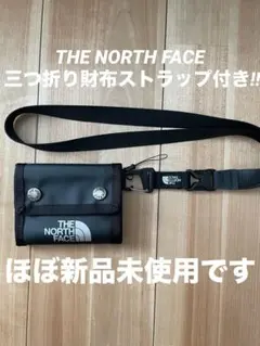 ⭐︎状態良好⭐︎THE NORTH FACE 三つ折り財布 取り外し可能ストラップ付のサムネイル