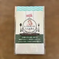 レストランのミニふきん レーヨン100% 不織布　2枚組