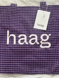 新品未使用] 韓国 haag ロゴ入り エコバッグ トートバッグ | Mercari