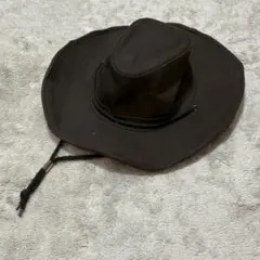 アウトドアハット 帽子 ブラック あご紐付き 登山 キャンプ CC59