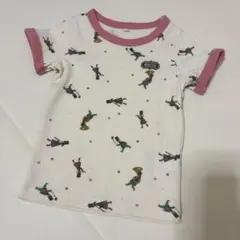 しまむら　marino コラボ　ROUTE 楽器演奏柄 半袖Tシャツ