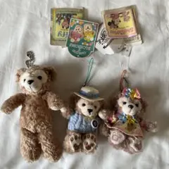 ダッフィー＆シェリーメイ　ぬいぐるみチャームセット
