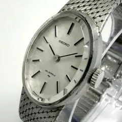 【稼動】 美品 SEIKO 腕時計 レディース オーバル ヴィンテージ 20石