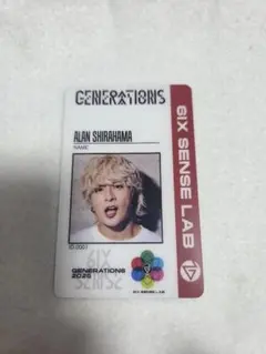 GENERATIONS 6IXSENSE 白濱亜嵐 トレカ