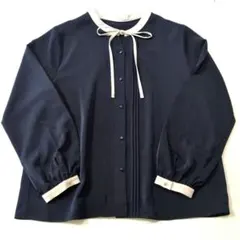 ハニーズ GLACIER 長袖ブラウス ネイビー Mサイズ