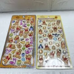 【正規品/新品未開封】プーさんボンボンドロップシール&ジュエリードロップシール