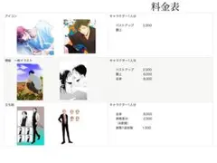 アイコン、挿絵、一枚絵、立ち絵幅広く描かせていただき