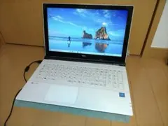 快速SSD240G☆人気白ノートパソコン♪カメラ付！第7世代☆Windows11