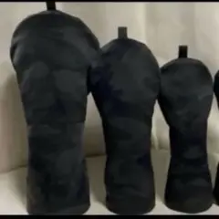 る〜し様 土日特価ブラックカモ ヘッドカバーD1.FW1.UT1計3点