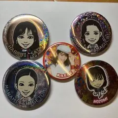 E-girls 缶バッチ　5点セット