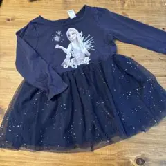 H&M エルサ プリント ワンピース 2T