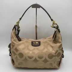 ピンクの猫様専用コーチ ショルダー ハンドバッグ マディソン オプアート