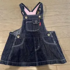 ミキハウス　ジャンバースカート　70-80cm