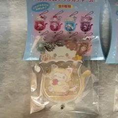 サンリオ カスタムアクリルチャーム ネコソーダ はなまるおばけ