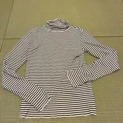 LOWRYS FARM ストライプ タートルネック