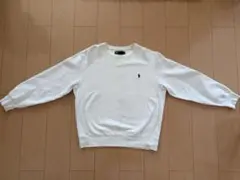 ラルフローレンホワイトスウェットトレーナー