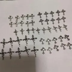 ネイルパーツ 十字架 50個