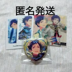 あんスタ ラメキラハート缶バッジ 弓弦　ぱしゃっつ　ぱしゃこれ