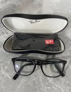 Ray-Ban ラウンドフレームメガネ ケース付き 145mm