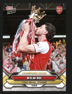 デクラン・ライス 直筆サインカード 99枚限定アーセナル Declan rice