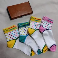 【新品】ソックス４足＆ネイルケアセット