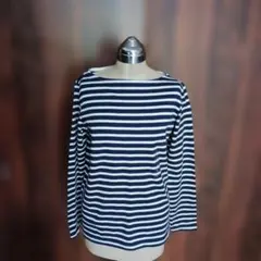 UNIQLO　Lサイズ　タグ付き　ストライプ ボートネック 長袖トップス