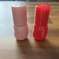 fwee 3Dボリューミンググロス B01 バニラ 70%、B04エンドゥ70%