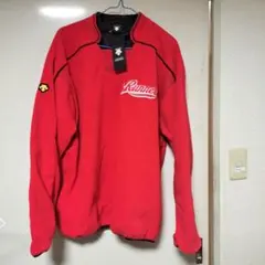 DESCENTE フリースジャケット 赤 サイズО