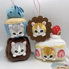 モフサンド mofusand 肉球じるしのスイーツにゃんマスコット ４種　②