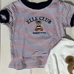 ELLE ベビー　Tシャツくま　70-80 バースデイ
