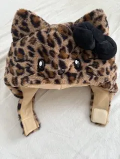 USJ ユニバ キティー ファンキャップ ヒョウ柄