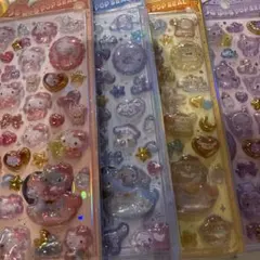 うるちゅる ボンボンドロップシール キティ シナモ クロミ プリン ベビー 新品