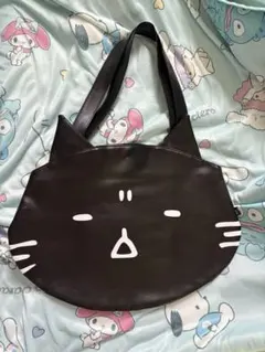 極美品】CUNE キューン 鼻血ねこ バッグ トートバッグ 猫 ホワイト