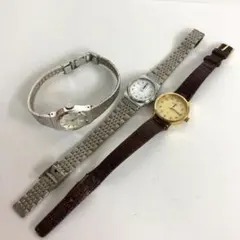 腕時計 3点セット CITIZEN CASIO レディース クォーツ まとめ売り