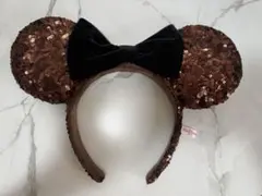 ディズニーカチューシャ　ミニー　スパンコール