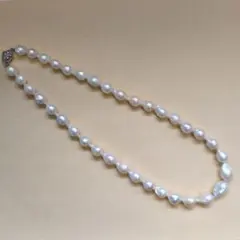 パールネックレス/SILVER TOP GSV BOTTOM PATENT - メルカリ