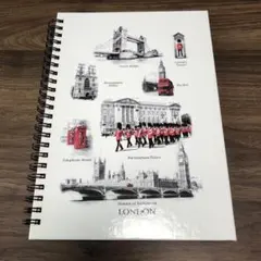 未使用★LONDON リングノート ロンドン 横罫線 海外のサムネイル