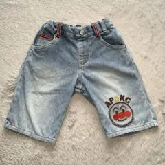 アンパンマン　デニム　ハーフパンツ　90