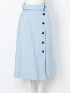 ボタンフロントフレアスカート　FRAY I.D