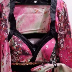 豪華着物ロングドレス ボレロ リボン付 ステージ衣装 カラオケ衣装 ✨✨✨のサムネイル