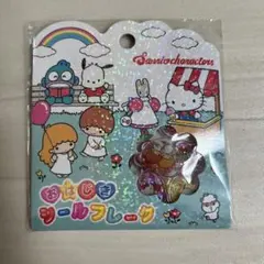 【新品・正規品】サンリオキャラクターズ おはじき シールフレーク ハローキティ
