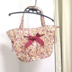 レッセパッセ リボン 花柄 バッグ