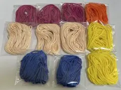 未使用品 2mm パラコード 各5ヤード 11点セット ナイロンロープ