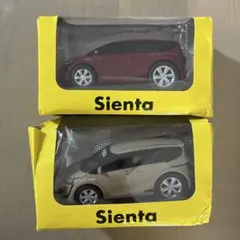未使用　トヨタ　TOYOTA シエンタ　プルバックカー　2台セット　箱なし配送のサムネイル